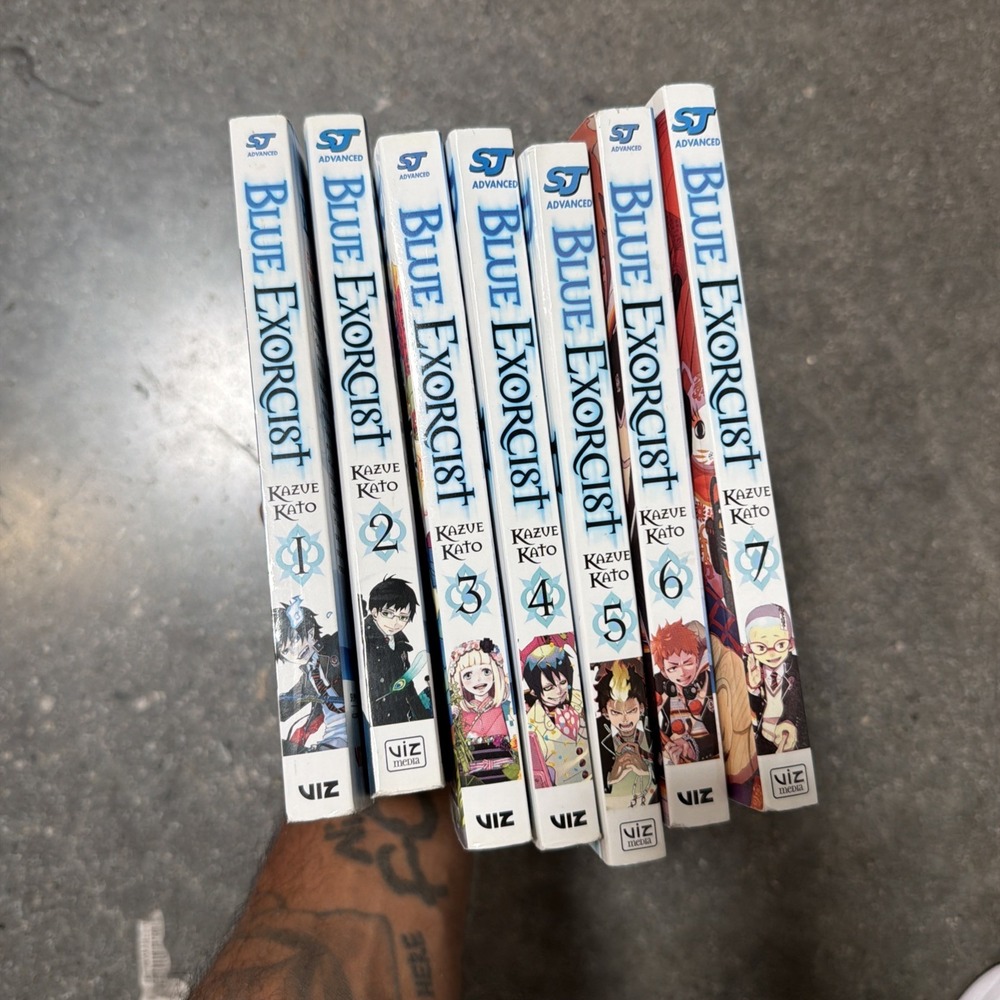 Blue Exorcist Volumes 1-7 Paperback Kazue Kato Viz Media